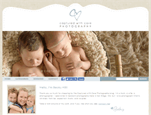 Tablet Screenshot of capturedwithcare.com